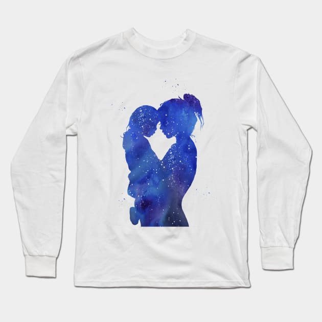 Mother and daughter Long Sleeve T-Shirt by erzebeth